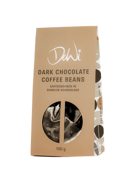 Kaffeebohnen in Zartbitterschokolade